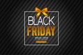 Black Friday sale inscription design template and banner. Discount offer presentation. Creative concept for sales season. Royalty Free Stock Photo